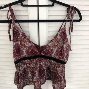 For Love & Lemons Tie Top